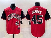Men's Chicago White Sox #45 Michael Jordan Red Black 2025 City Connect Limited Stitched Jersey,baseball caps,new era cap wholesale,wholesale hats